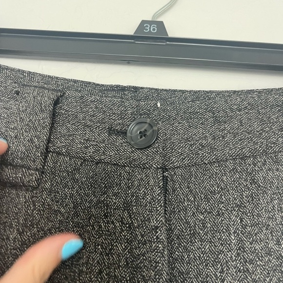 Gray Wide-Leg Trousers - Picture 3 of 5